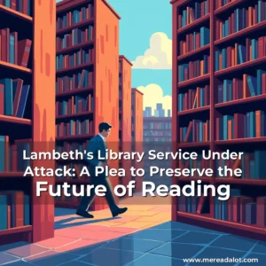 Artistic representation for Lambeth's Library Service Under Attack: A Plea to Preserve the Future of Reading