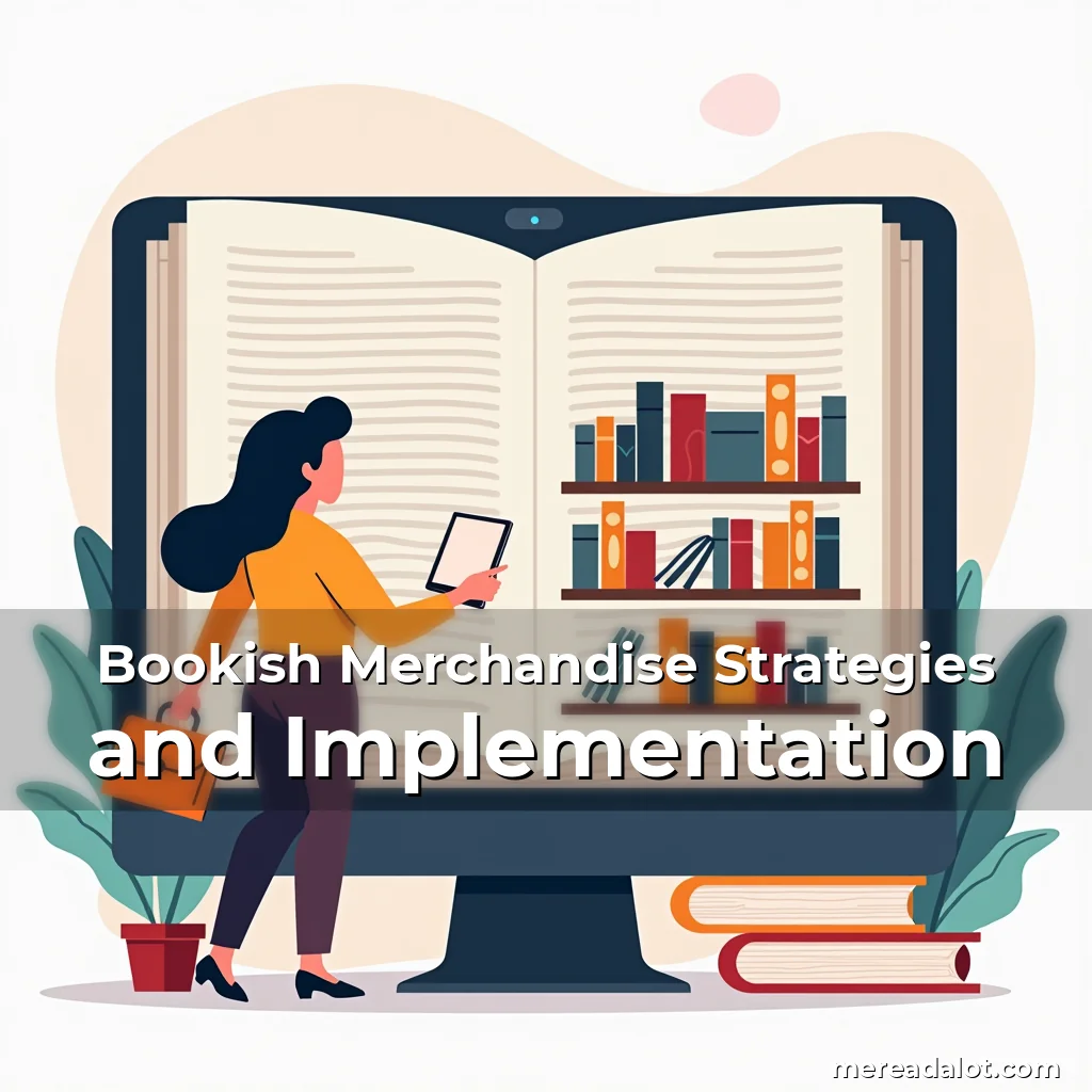 Artistic representation for Bookish Merchandise Strategies and Implementation