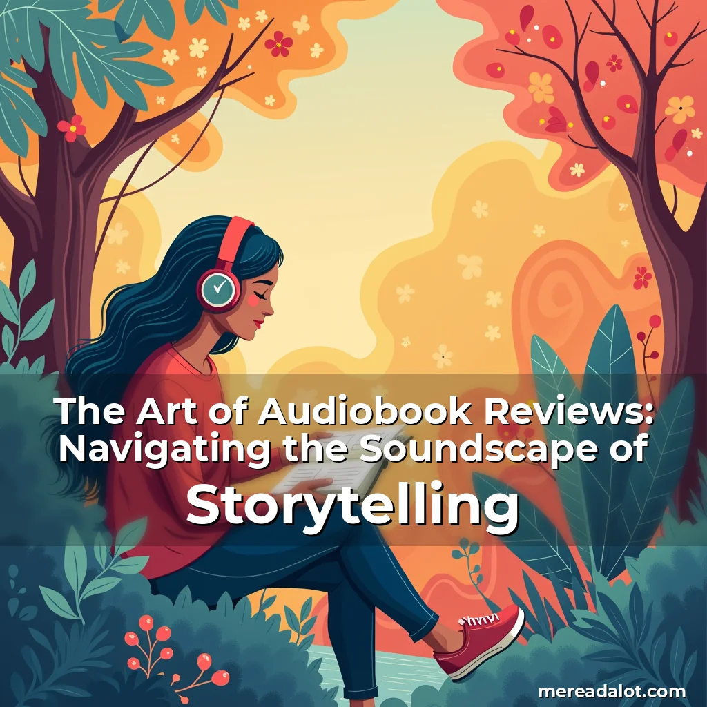 Artistic representation for The Art of Audiobook Reviews: Navigating the Soundscape of Storytelling