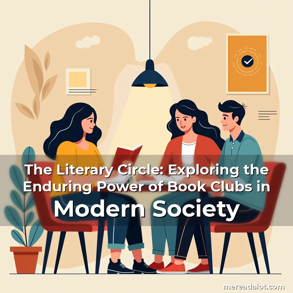 Artistic representation for The Literary Circle: Exploring the Enduring Power of Book Clubs in Modern Society