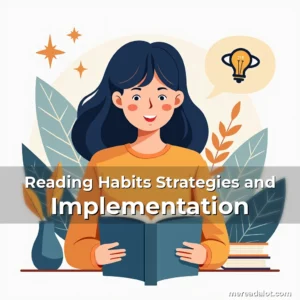 Artistic representation for Reading Habits Strategies and Implementation