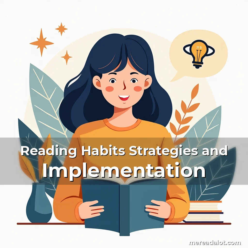 Artistic representation for Reading Habits Strategies and Implementation