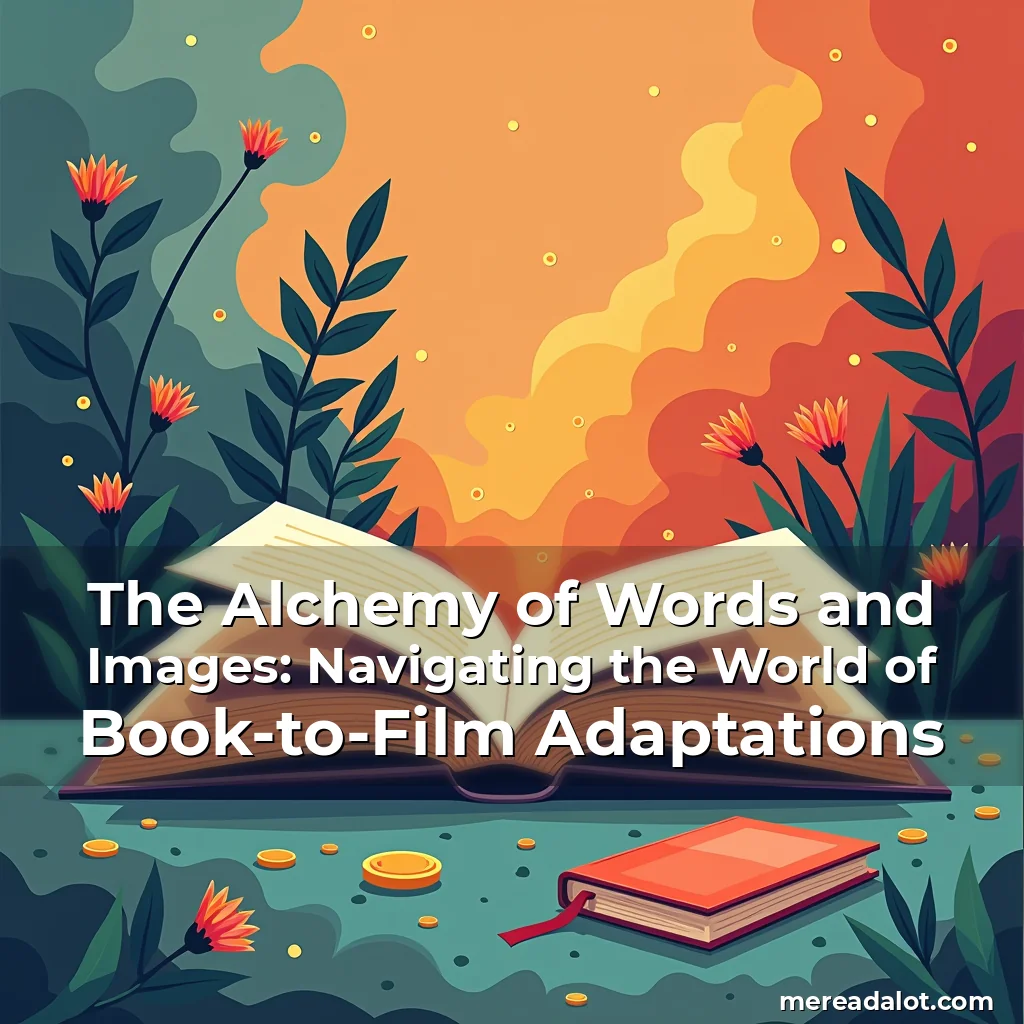 Artistic representation for The Alchemy of Words and Images: Navigating the World of Book-to-Film Adaptations
